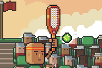 A screenshot of Otto's Tennis game